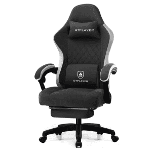 GTPLAYER Gaming Chair w/ Pocket Spring Cushion & Lumbar Support: $79