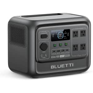Bluetti Elite 100 V2 1,024Wh Portable Power Station: $394.99