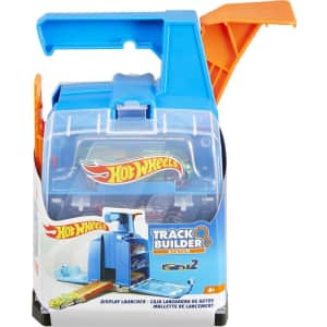 Hot Wheels Track Set with 2 Cars and Launcher: $11.97