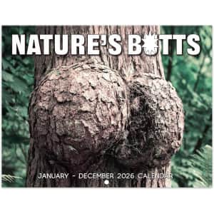 Nature's Butts 2026 Wall Calendar: $6.69 w/ Prime