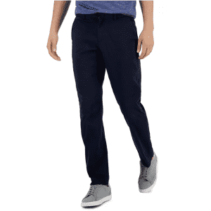 Perry Ellis Portfolio Men's Slim Fit Cotton Dress Pants: $20