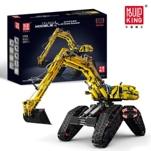 Mould King Remote Control All-Terrain Excavator Building Set: $72