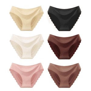 Bobelle Women's Seamless High Waisted Underwear 6-Pack: $7.49
