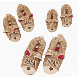 Matching Family Slippers at Dearfoams: Up to 30% off 3 pairs