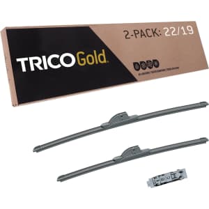 Trico Gold 22" / 19" Replacement Windshield Wiper Blades: $10