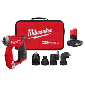 Milwaukee M12 FUEL 12V Lithium-Ion Brushless Cordless 4-in-1 3/8" Drill Driver w/ 5.0 Ah Battery Pack: $160 Milwaukee M12 FUEL 12V Lithium-Ion Brushless Cordless 4-in-1 3/8" Drill Driver w/ 5.0 Ah Battery Pack: $160