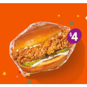 Popeyes Chicken Sandwich: $4
