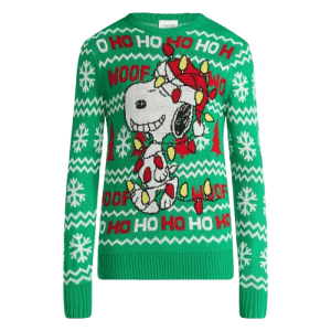 Peanuts Snoopy Men's Christmas Lights Holiday Sweater: $17.99 Peanuts Snoopy Men's Christmas Lights Holiday Sweater: $17.99
