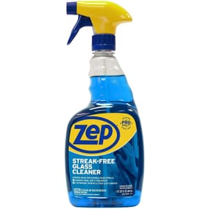 Zep Streak-Free Glass Cleaner 32-oz. Spray Bottle: $2