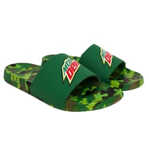 Ground Up Men's Mountain Dew Slide Sandals: $10 Ground Up Men's Mountain Dew Slide Sandals: $10