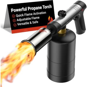 Thermomaven Propane Torch with One-Touch Max Fire: $23.90