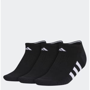 adidas Women's Cushioned No-Show Socks 3-Pair Pack: $3.85