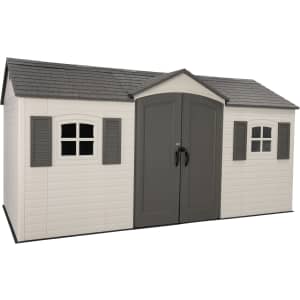 Lifetime 15x8ft Outdoor Storage Shed: $1457 Lifetime 15x8ft Outdoor Storage Shed: $1457