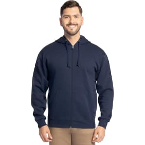 Fruit of the Loom Men's EverSoft Fleece Full Zip Hoodie: from $8