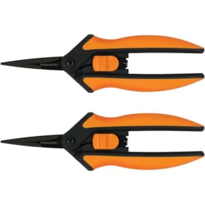 Fiskars Micro-Tip Pruning Snips Garden Clippers 2-Pack: $22 Fiskars Micro-Tip Pruning Snips Garden Clippers 2-Pack: $22