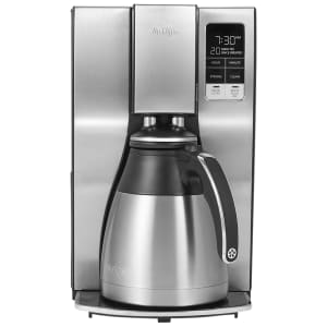 Mr. Coffee 10-Cup Stainless Steel Coffee Maker w/ Thermal Carafe: $60 Mr. Coffee 10-Cup Stainless Steel Coffee Maker w/ Thermal Carafe: $60