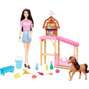 Barbie Mysteries: The Great Horse Chase Stable Playset: $14.99