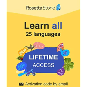 Rosetta Stone Lifetime Subscription: $125
