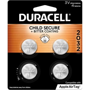 Duracell 2032 Lithium Battery 4-Pack: $4 via Sub. & Save