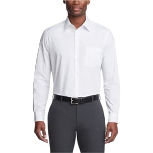 Van Heusen Men's Regular Fit Poplin Dress Shirt: $19 Van Heusen Men's Regular Fit Poplin Dress Shirt: $19