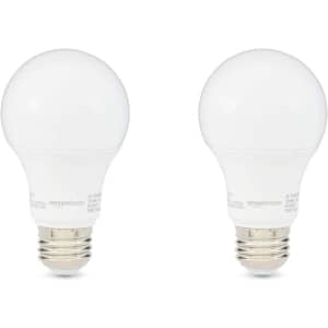 Amazon Basics 60W-Equivalent A19 LED Light Bulb 2-Pack: $5.05 via Sub & Save