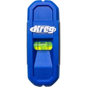 Kreg Magnetic Stud Finder w/ Bubble Level: $10