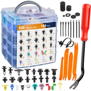 935-Piece Car Push Retainer Clips & Auto Fasteners Assortment: $20