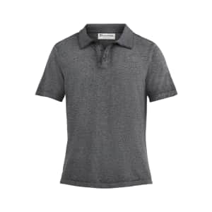No Boundaries Men's Burnout Polo: $5.89