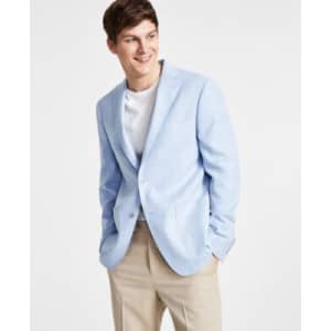Calvin Klein Men's Solid Slim-Fit Soft Sport Coat: $50 Calvin Klein Men's Solid Slim-Fit Soft Sport Coat: $50