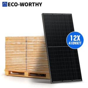 Eco-Worthy 410W Solar Panel 12-Pack: $1,530