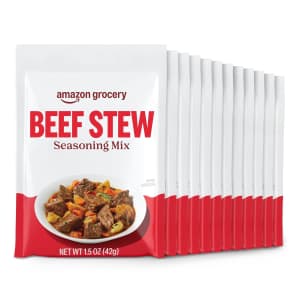 Amazon Grocery Beef Stew Seasoning Mix 12-Pack: $7.85