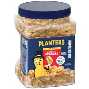 Planters Salted Cocktail Peanuts 2.19-lb. Jar: $5 w/ Prime + Sub & Save