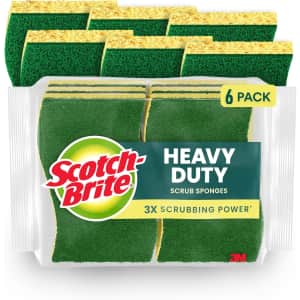 Scotch-Brite Heavy Duty Scrub Sponge 6-Pack: $4.72 via Sub. & Save Scotch-Brite Heavy Duty Scrub Sponge 6-Pack: $4.72 via Sub. & Save
