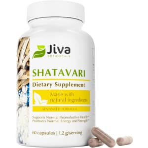 Jiva Botanicals Shatavari Capsules 60-Count: $12 w/ Prime Jiva Botanicals Shatavari Capsules 60-Count: $12 w/ Prime