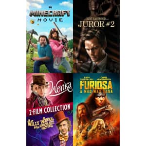 Fandango No Tricks Just Treats: 5 UHD Movies for $15