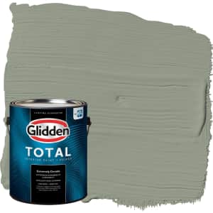 Glidden Total Interior Wall Paint + Primer 1-Gallon Tin: $18