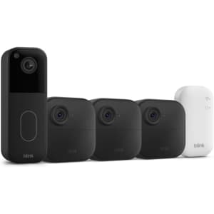 Blink Video Doorbell w/ 3 4th-Gen Outdoor 4 Smart Security Cameras: $90 Blink Video Doorbell w/ 3 4th-Gen Outdoor 4 Smart Security Cameras: $90