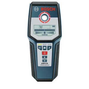 Bosch GMS120 9V Digital Wall Scanner: $75 Bosch GMS120 9V Digital Wall Scanner: $75