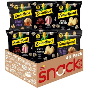 Smartfood Popcorn 40-Bag Variety Pack: $12