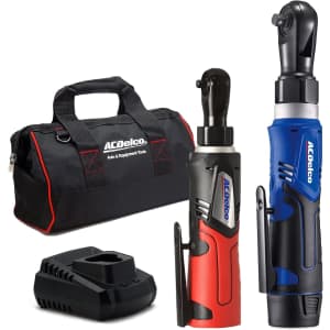 ACDelco G12 12V 1/4" & 3/8" Ratchet Wrench Kit w/ Battery, Charger & Bag: $115 ACDelco G12 12V 1/4" & 3/8" Ratchet Wrench Kit w/ Battery, Charger & Bag: $115