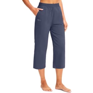 Pudolla Women's Capri Yoga Pants: $12.99