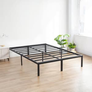 Olee Sleep 18" Heavy Duty Steel Slat King Bed Frame: $37.02