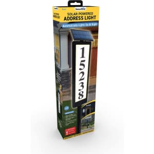Sensor Brite Solar Powered Address Light: $17.54