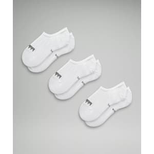lululemon Men's Daily Stride Comfort No-Show Socks 3-Pair Pack: $14
