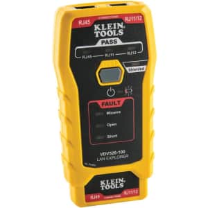 Klein Tools Network LAN Cable Tester: $21