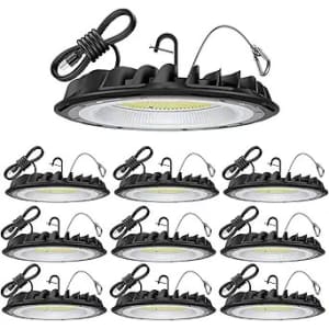 155W UFO LED High Bay Light 10-Pack: $163.60