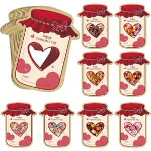 Mason Jar Valentines Day Card 50-Pack: $5.99 w/ Prime Mason Jar Valentines Day Card 50-Pack: $5.99 w/ Prime