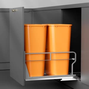 YJHome Under Cabinet Trash Can Pull-Out Mount Kit: $53.19 YJHome Under Cabinet Trash Can Pull-Out Mount Kit: $53.19