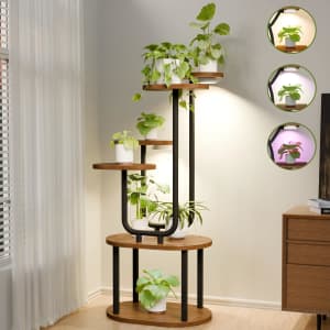 Plant Stand Indoor with Grow Lights, 6 Tier 38.6" Tall: $29.99 Plant Stand Indoor with Grow Lights, 6 Tier 38.6" Tall: $29.99