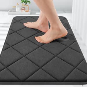30" x 20" Memory Foam Bath Mat: $7.99